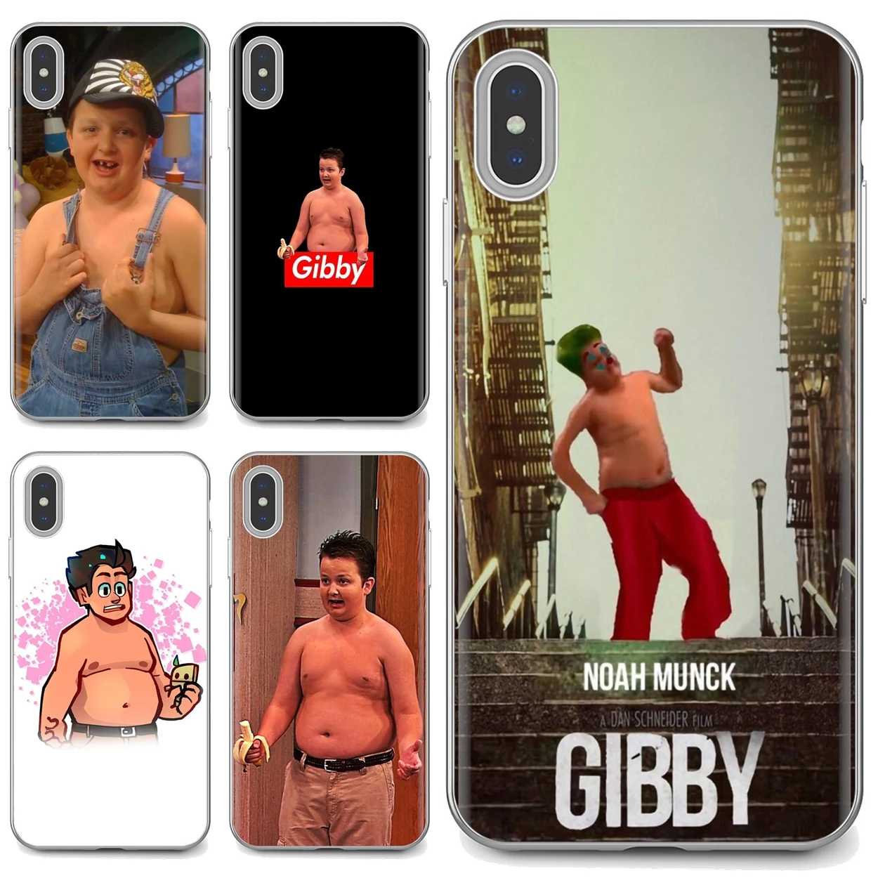Индивидуальный силиконовый чехол для телефона Gibby от icpearl Huawei Y6 Y5 2019 Xiaomi Redmi Note 4 5 6 7