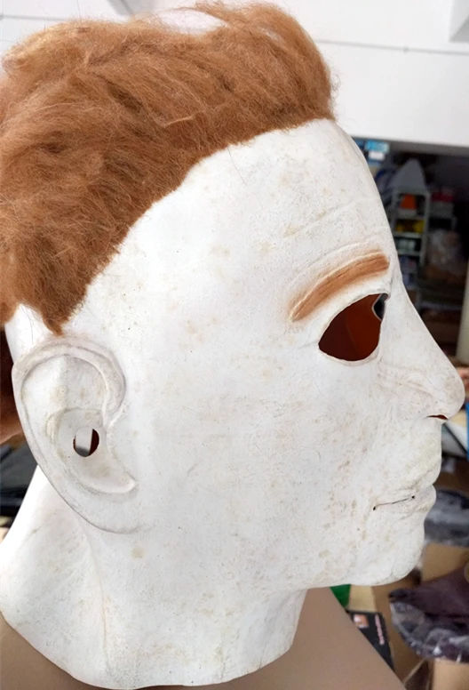 Белая маска для косплея из латекса взрослых | Дом и сад