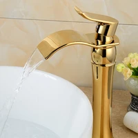 washbasin faucet copper hot and cold basin waterfall faucet bathroom wash basin above counter basin heightening faucet