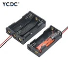 Футляр для аккумуляторов 1x 2x 3x 4x AAA, держатель с проводными наконечниками, двухслойный, для спайки батарей 1, 2, 3, 4x, AAA