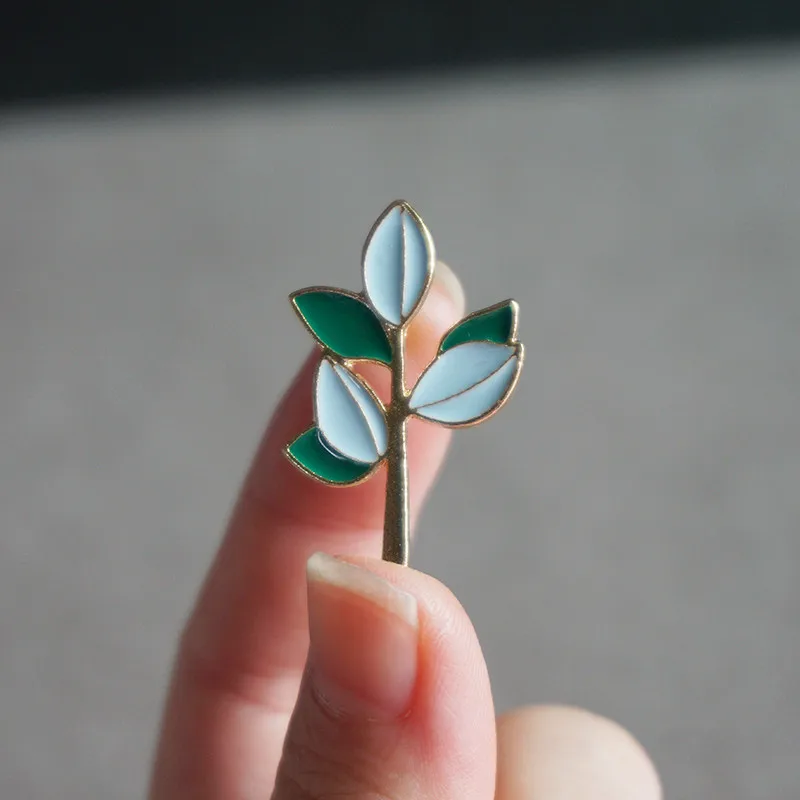 Мини эмалированная заколка для женщин и мужчин Броши из сплава милые