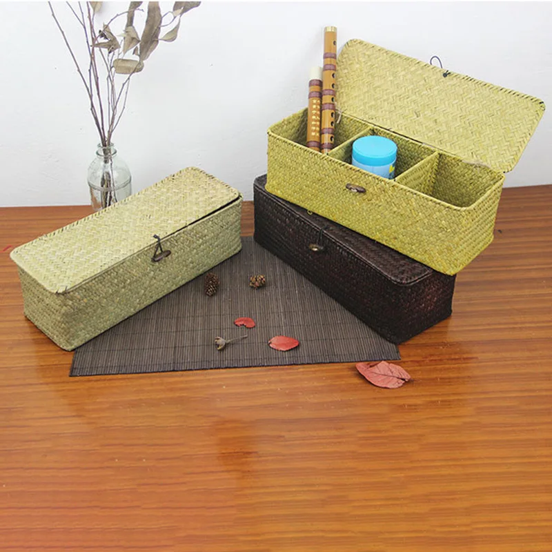 Горячая новинка 3 сетки корзины для хранения с крышкой Винтажные Ювелирные