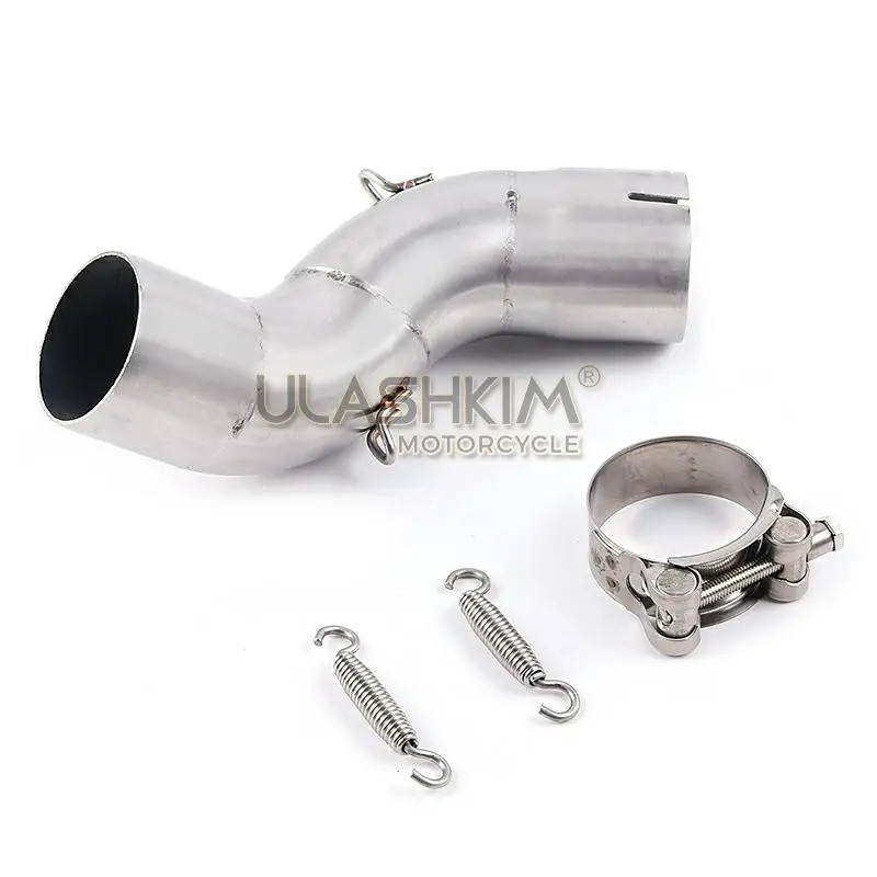 Мотоцикл выхлопная средняя труба глушитель полная система без шнуровки для Kawasaki