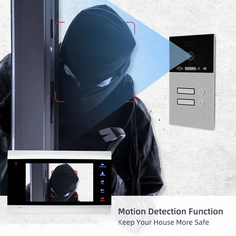 Видеодомофон Joytimer 1200TVL с датчиком движения дверной звонок камера поддержкой