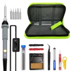 60W 220V110V Новый Регулируемый Температура Электрический паяльник сварки наладочная станция для пайки Тепло Карандаш советы инструмент для ремонта