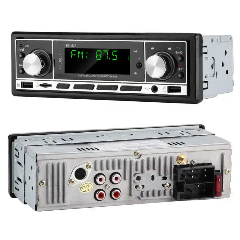 DAB FM автомобильный радиоприемник стерео Bluetooth MP3 плеер ЖК экран ИК пульт