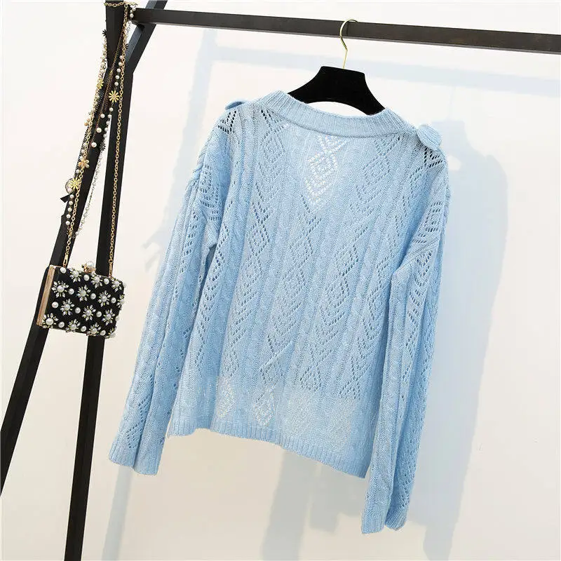 Женский модный дизайнерский кардиган новинка 2021 осенне-зимний трикотажный