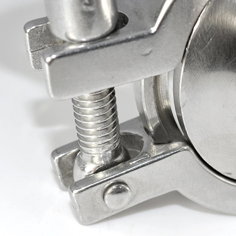 2 предмета 3/4 Inch 19 мм Санитарно Штуцер для шланга Ferrule + 1 5 дюймов Tri зажим ПТФЭ
