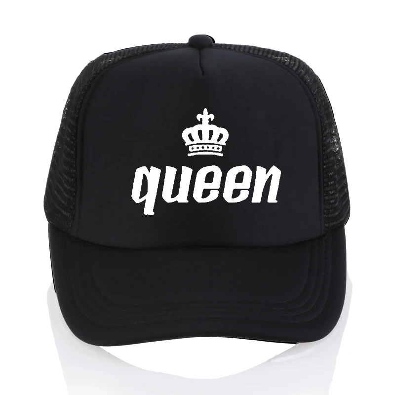 King queen Кепка с принтом короны бейсбольная кепка s для мужчин и женщин летний