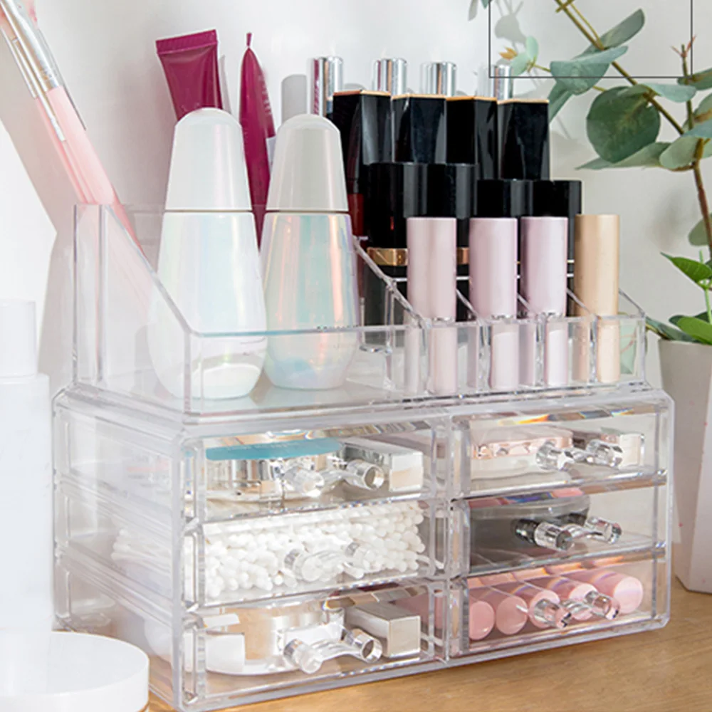 Держатель косметический шкаф с порошковой полкой Пластиковый PS Деликатный