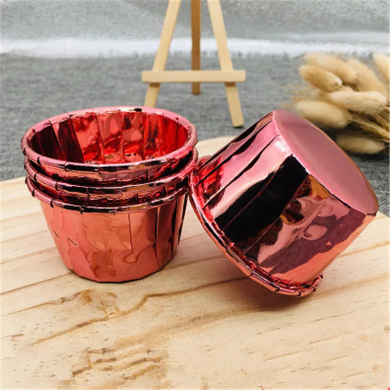 Алюминиевая фольга для маффинов и капкейков бумажная чашка Рождественские