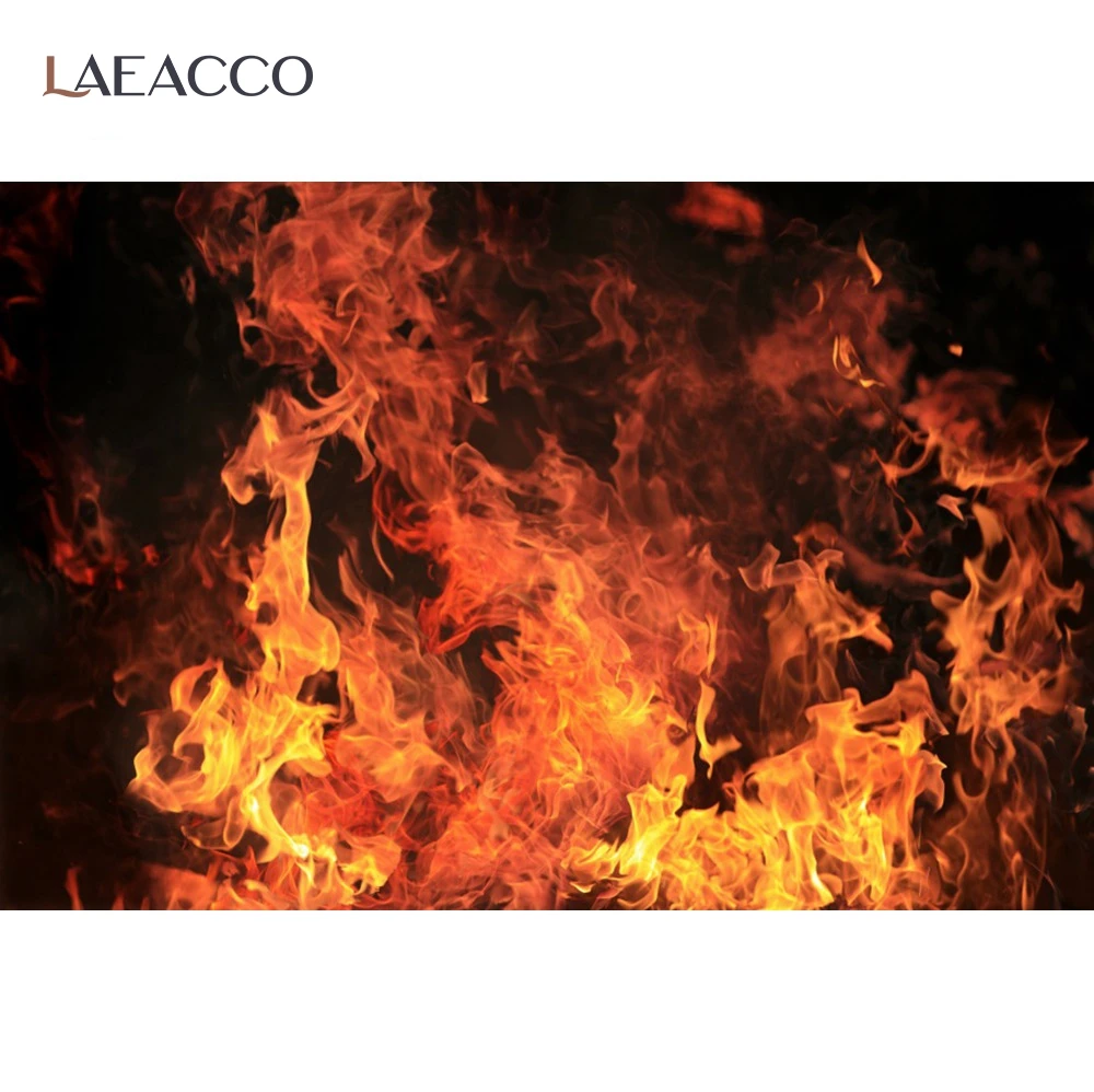 Фон для фотосъемки &quotОгненный узор пламени&quot