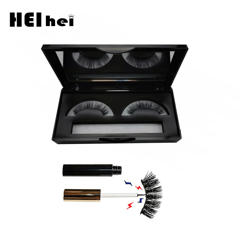 

5 Magnet Eyelash Magnetic Liquid Eyeliner& Magnetic False Eyelashes & Tweezer Set Waterproof Long Lasting Eyelash Extension
