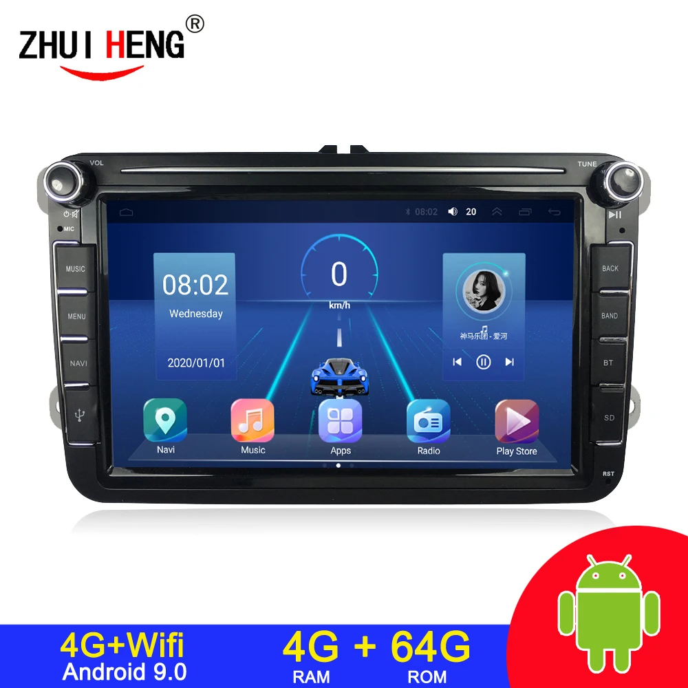 Автомагнитола 2 Din DVD плеер для VW/Volkswagen/Golf/Polo/Tiguan/Passat/b7/b6/SEAT/leon/Skoda/Octavia Авторадио GPS