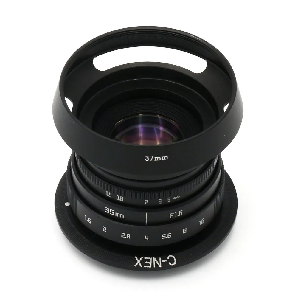 Новый объектив Fujian 35 мм f/1 6 CCTV II для камеры Sony NEX E-mount и комплект адаптеров |