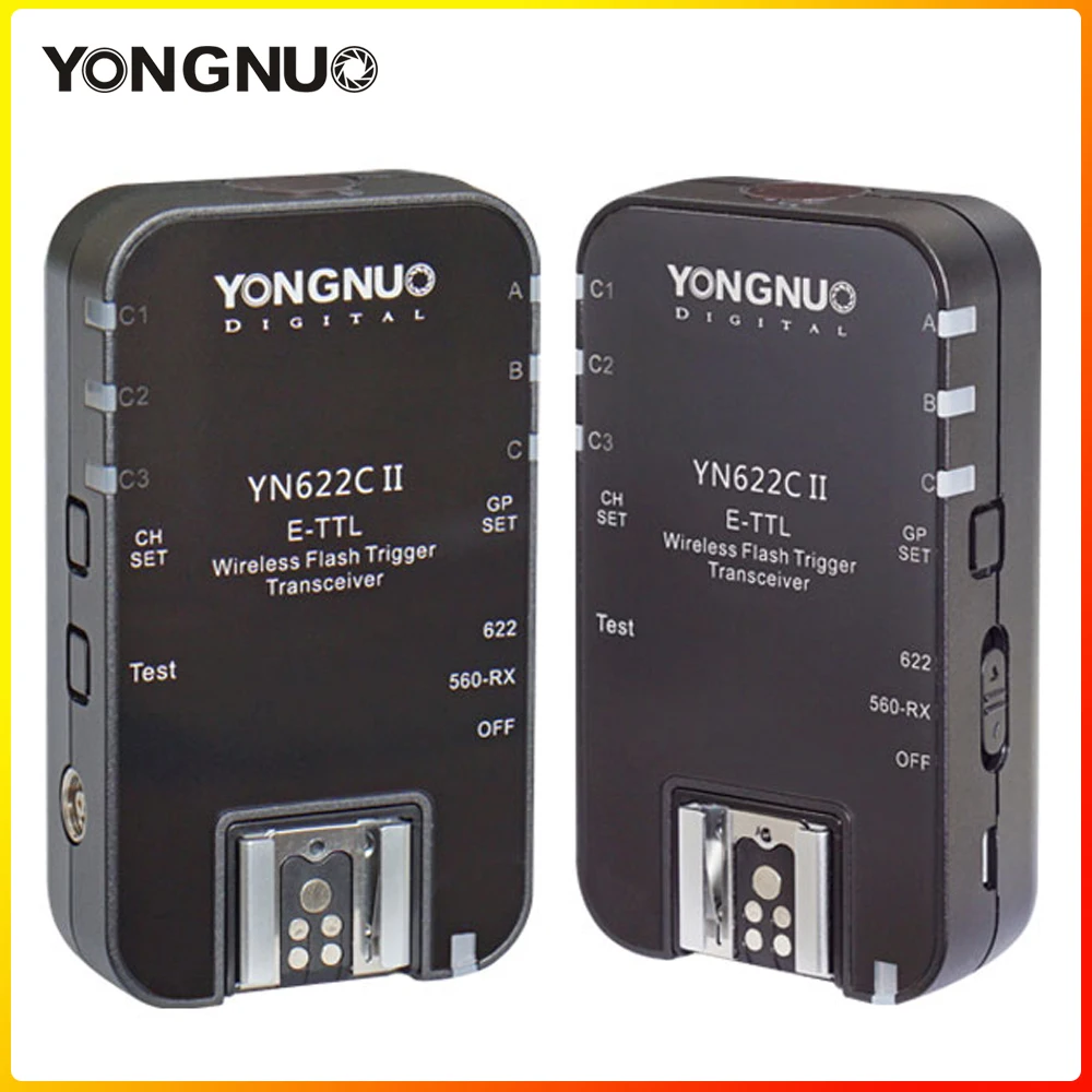 Беспроводная YONGNUO TTL Flash Trigger YN622C II YN-622C-TX KIT с высокоскоростной синхронизацией HSS