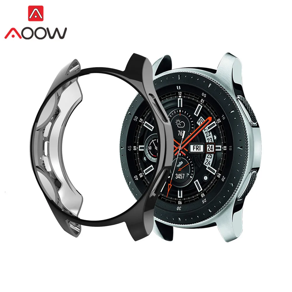 Мягкий ультра-тонкий ТПУ защитный чехол для samsung Galaxy Watch 42 мм 46 мм покрытие Защитная крышка оболочка ремешок для gear S3 Frontier