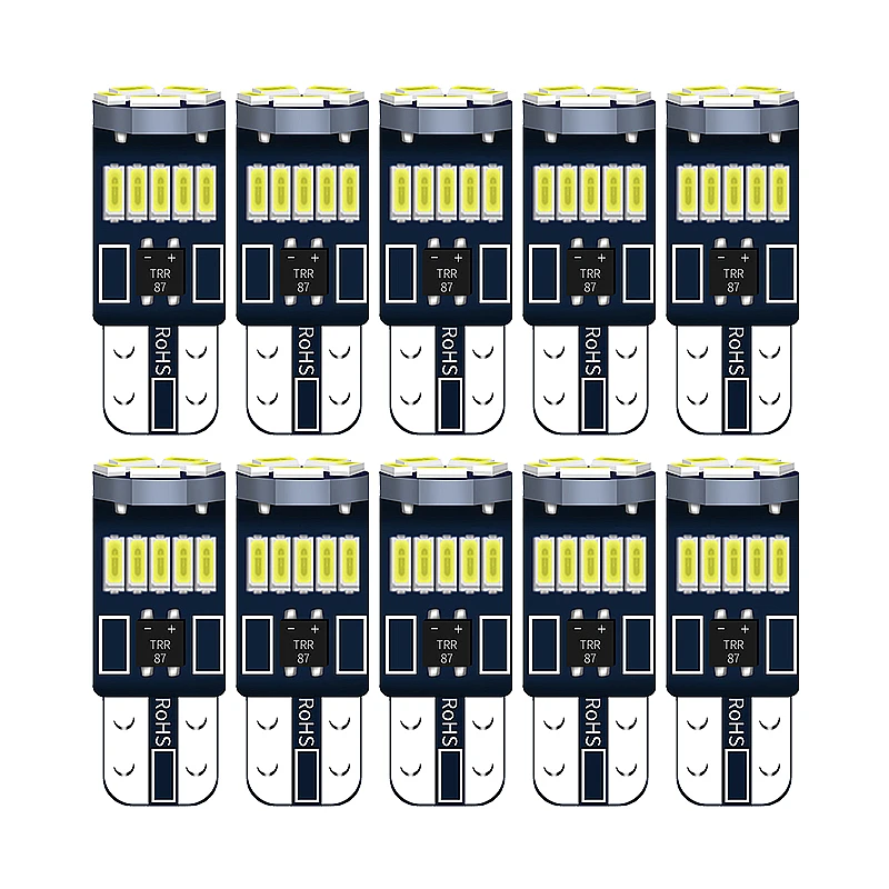 

10x Автомобильный светодиодный s светильник T10 168 W5W 15 Светодиодный 4014 габаритный фонарь интерьерные светильники Габаритные огни светильник s ...