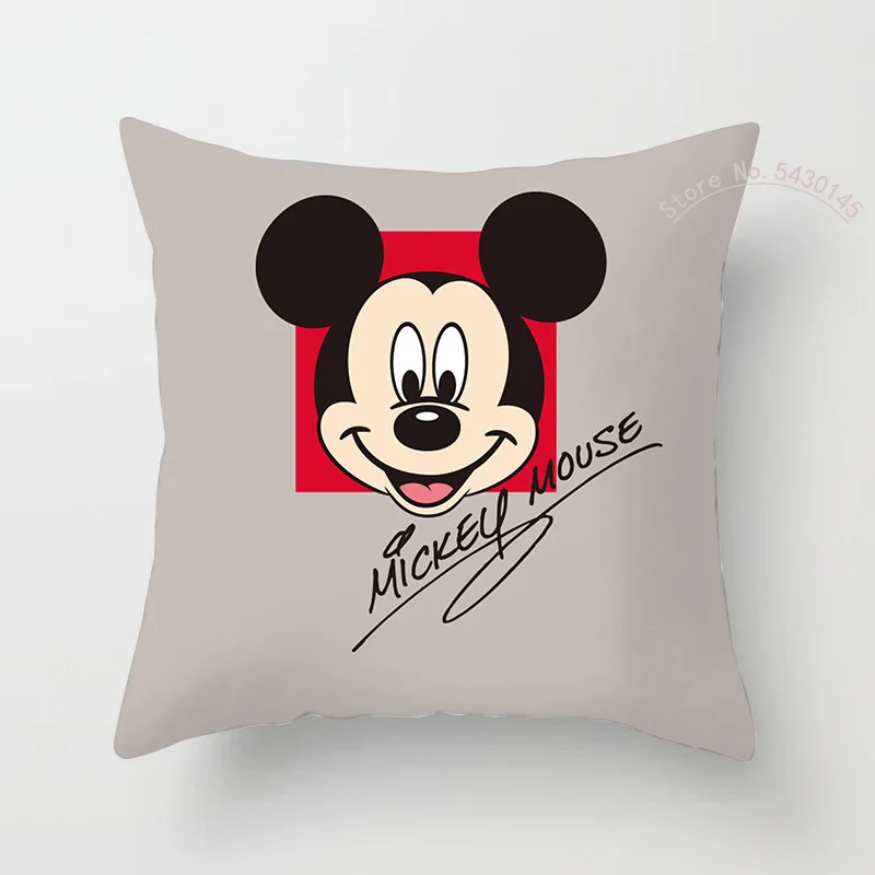 Disney наволочка с мультяшным принтом Подушка обнимающаяся Микки и Минни Маус Мышь