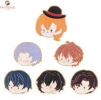 bungo stray dogs alloy kawaii brooch tears of themis cute surrounding badge brooch pin for women man lapel backpack jewellery