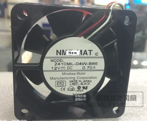 

for NMB-MAT 2410ML-04W-B86 M01 DC 12V 0.70A 60X60X25mm Server Cooling Fan