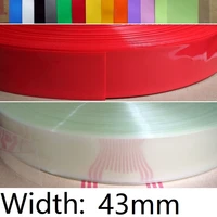 width 43mm diameter 27mm26650 lipo battery wrap pvc heat shrink tube insulated case sleeve protection cover flat pack colorful