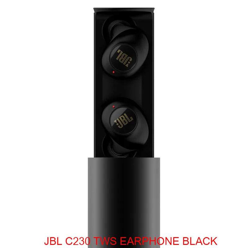 JBL C230TWS BLACK JBL C230TWS беспроводные наушники Bluetooth V5.0 наушники стерео микрофон в ухо с зарядной коробкой беспроводные наушники - Цвет: JBL C230TWS BLACK