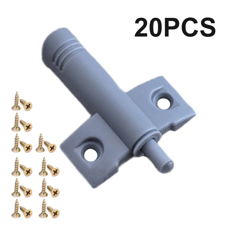 20 штук кухонный шкаф мягкий тихий ближе демпфер шурупы ловит дверь останавливает