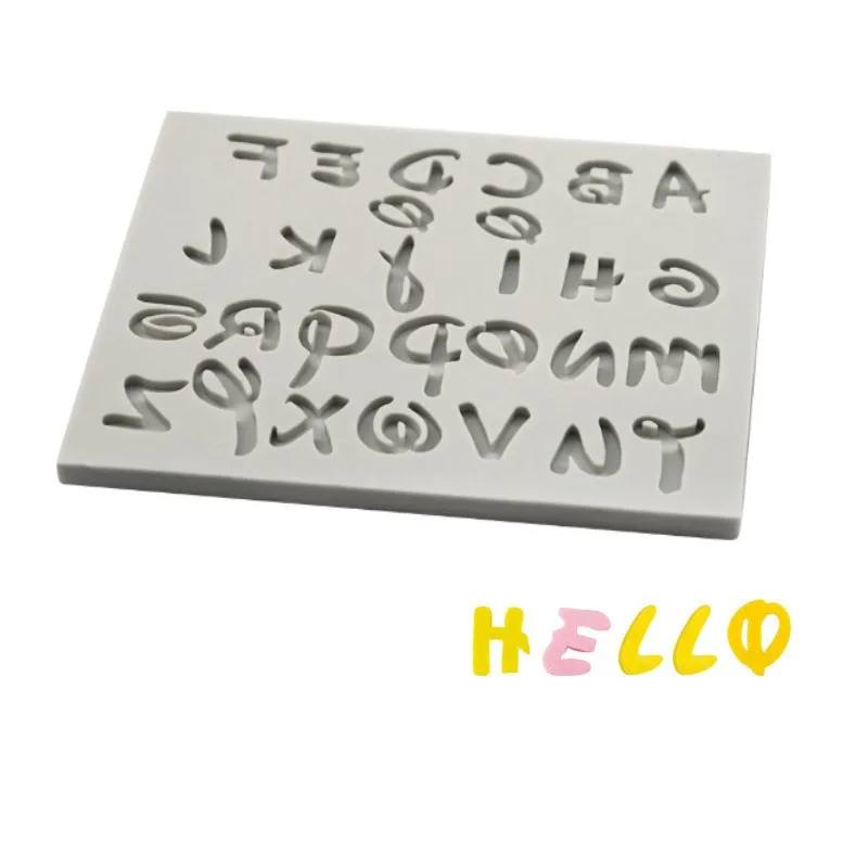 

Alphabet Silicone Mold Fondant Patisserie Candy Mould Chocolate Mold Cake Decoration Biscuit Tool Kitchen Baking Accessories