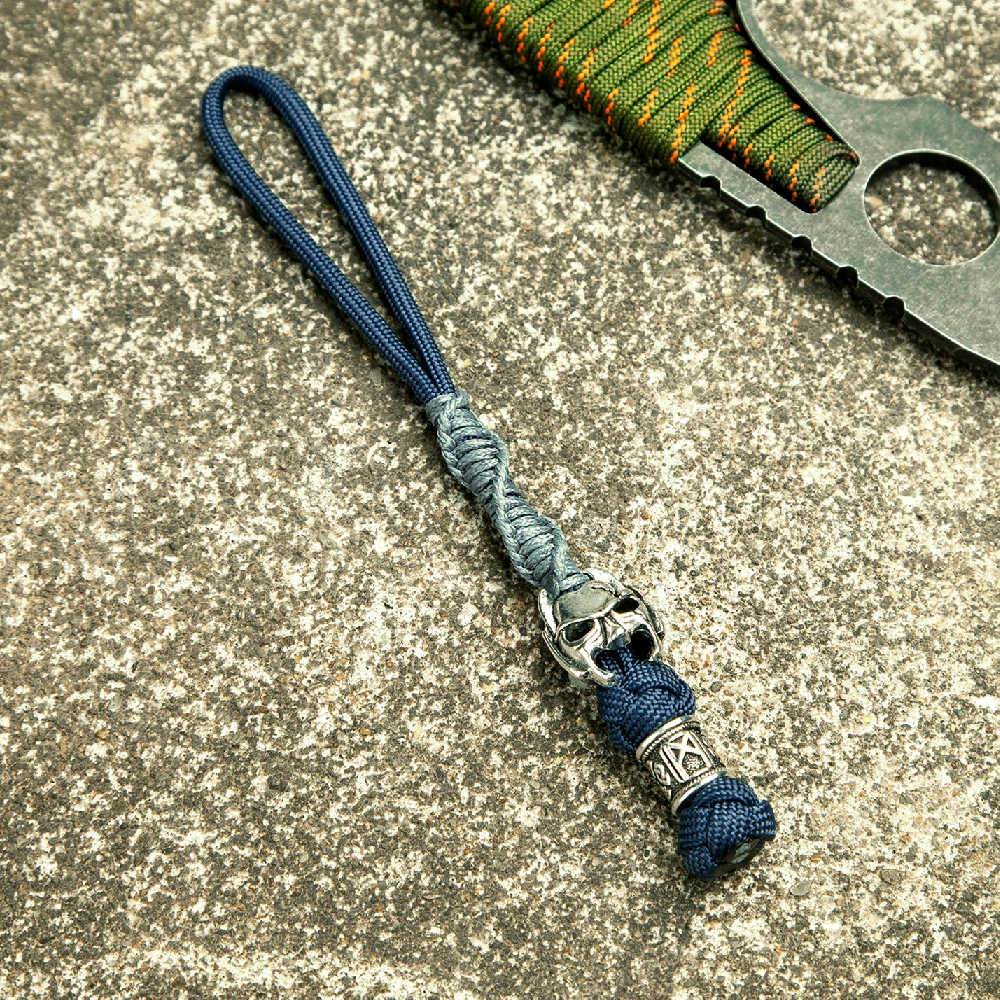 Мужской брелок в виде вампира мужской Плетеный нож из Паракорда подвеска амулет