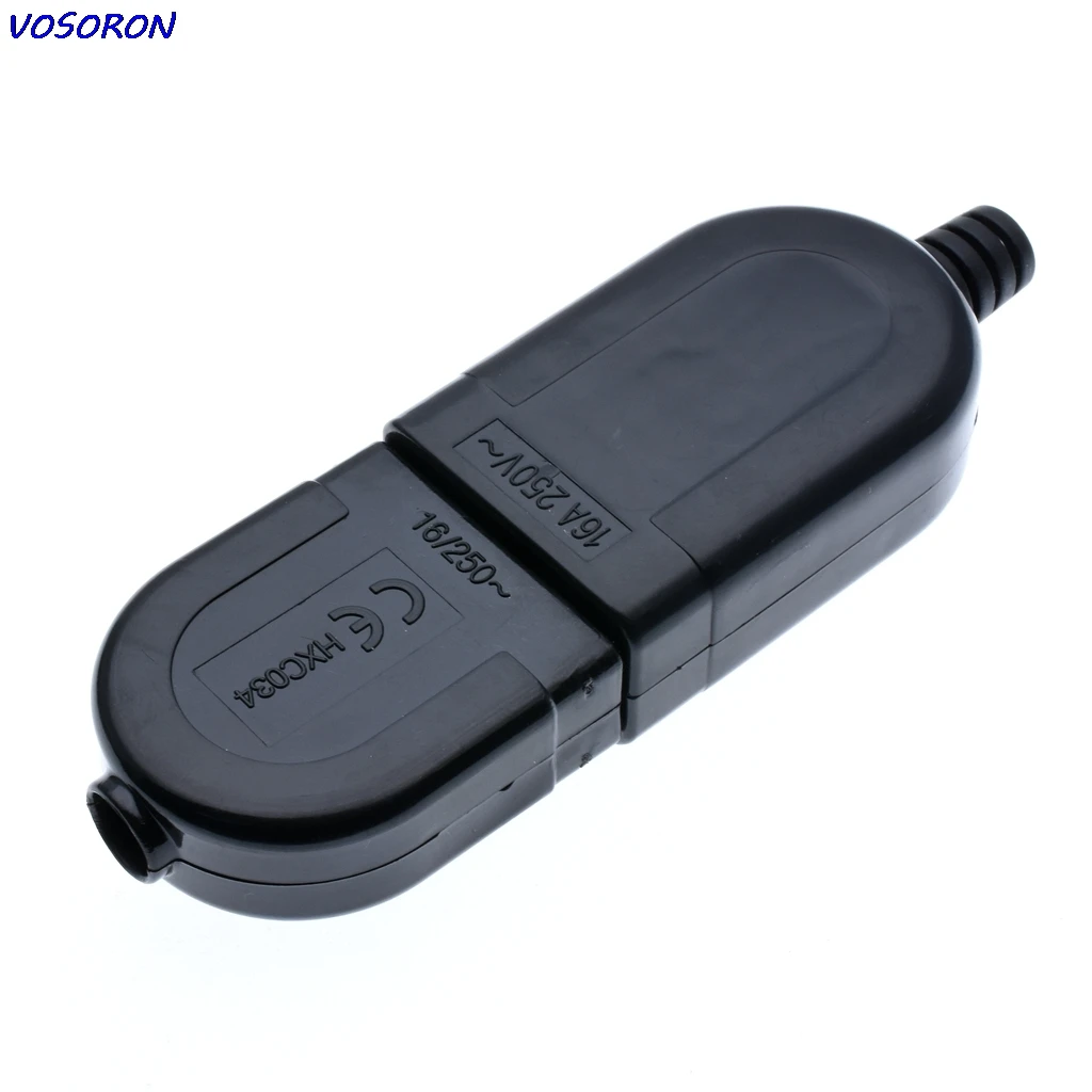 1 пара 16A итальянский штекер подключите шнур питания папа вилки тройной