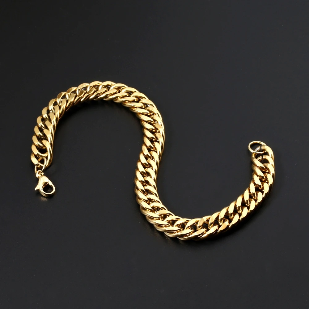 2021 модные ювелирные изделия винтажные браслеты из нержавеющей стали с золотой