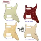 Xinyue гитарные детали-для США без отверстия для ручки с Floyd Rose Tremolo Brige St Hs Strat гитарная накладка доступно несколько цветов