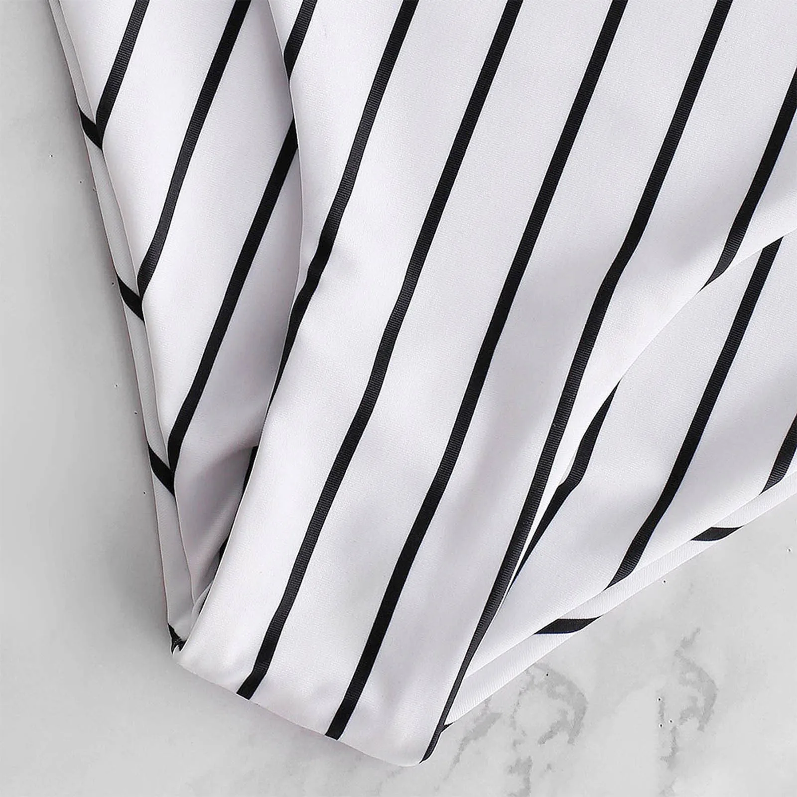 

Women's Swimming Suit 2021 Fashion Womens Stripe Print Bikini Push-Up Pad Swimwear Swimsuit Beachwear Set bathing suit women