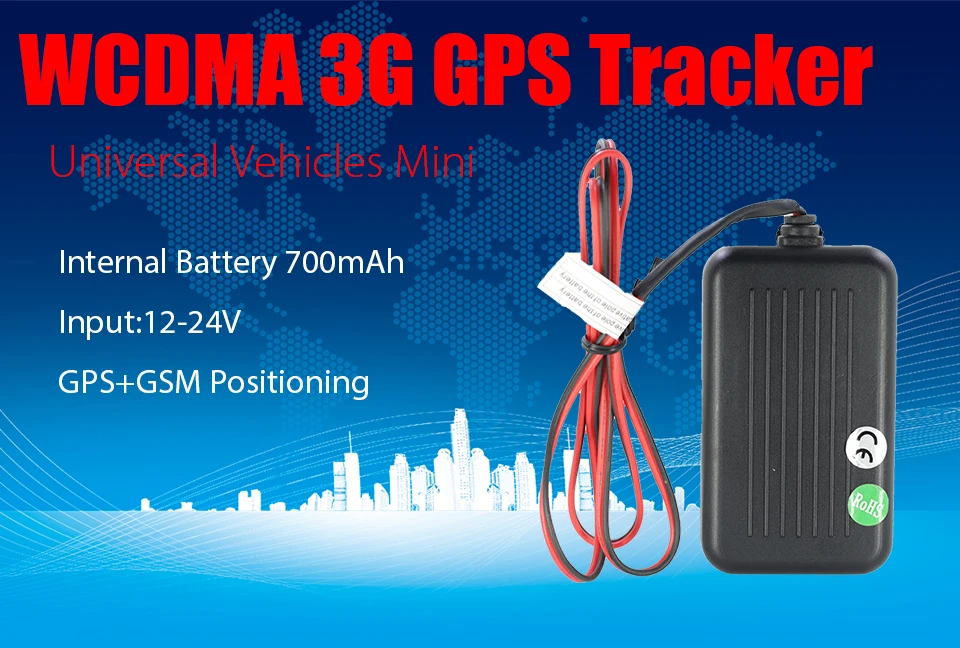 T0026G WCDMA 3G GPS система слежения в реальном времени локатор датчик движения умный