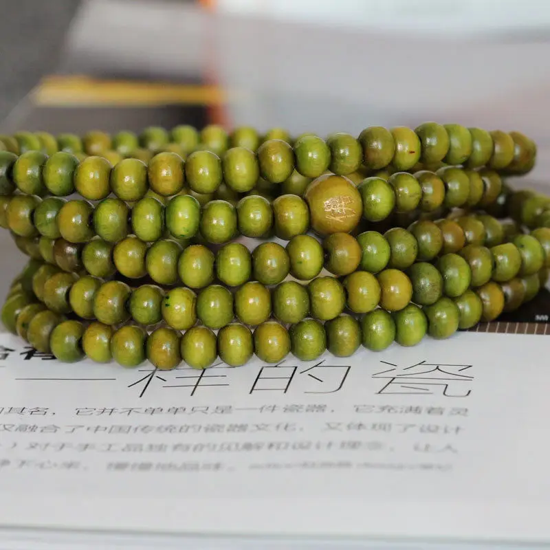 Тибетский буддизм 216 деревянные молитвенные бусы ожерелье Будды