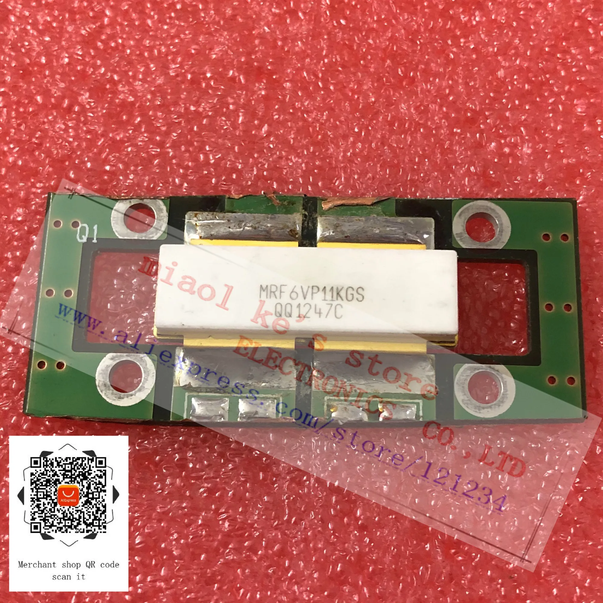 [Б/у] 100% оригинал: mrf6vp11 кг MRF6VP11KGSR5 RF Mosfet LDMOS (двойной) 50 в 130 мА 1000 МГц 26 дБ Вт|original new| |