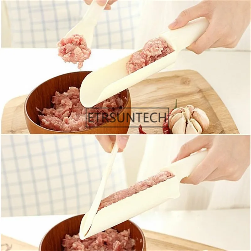 200 шт мясной шар DIY Рыба Beaf Мячи бургер полезные удобные фрикадельки кухонные