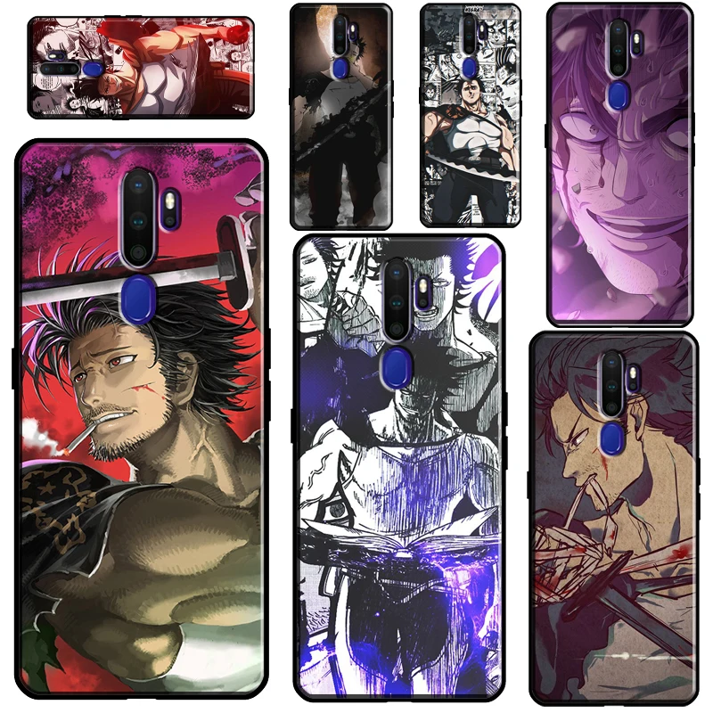 Yami Sukehiro черный клевер аниме для OPPO A53 A31 A9 A5 2020 F5 F7 A1K A15 A3S A5S A83 A91 A93 A52 A72 Reno2 Z чехол