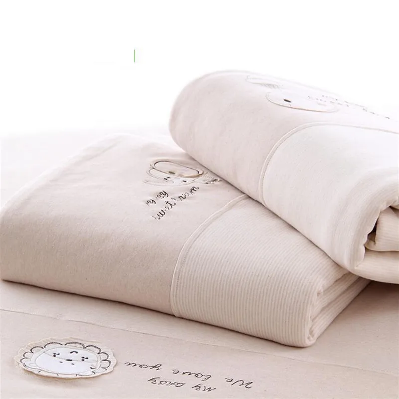 

105*115cm newborn baby sleeping covers quilt natural cotton baby kids children orgainc cotton sleeping blanket bedding covers