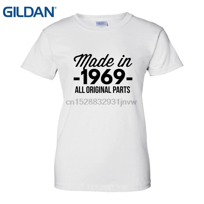 Сделано в 1969 все оригинальные детали фирменная футболка стильная короткий рукав
