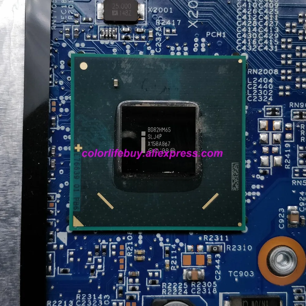 Оригинальная материнская плата 11S11013530 11013530 55.4PA01.201 PGA 989 HM65 DDR3 для ноутбука Lenovo Z570