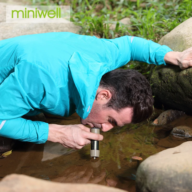 Miniwell L630 портативный фильтр для воды аварийный набор для выживания с сумкой для путешествий, пеших прогулок и кемпинга