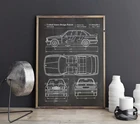 Автомобиль Bmw E30 M3 искусство, автомобильное настенное искусство, транспортные плакаты, декор комнаты, печать, схема, настенные украшения, идея подарка