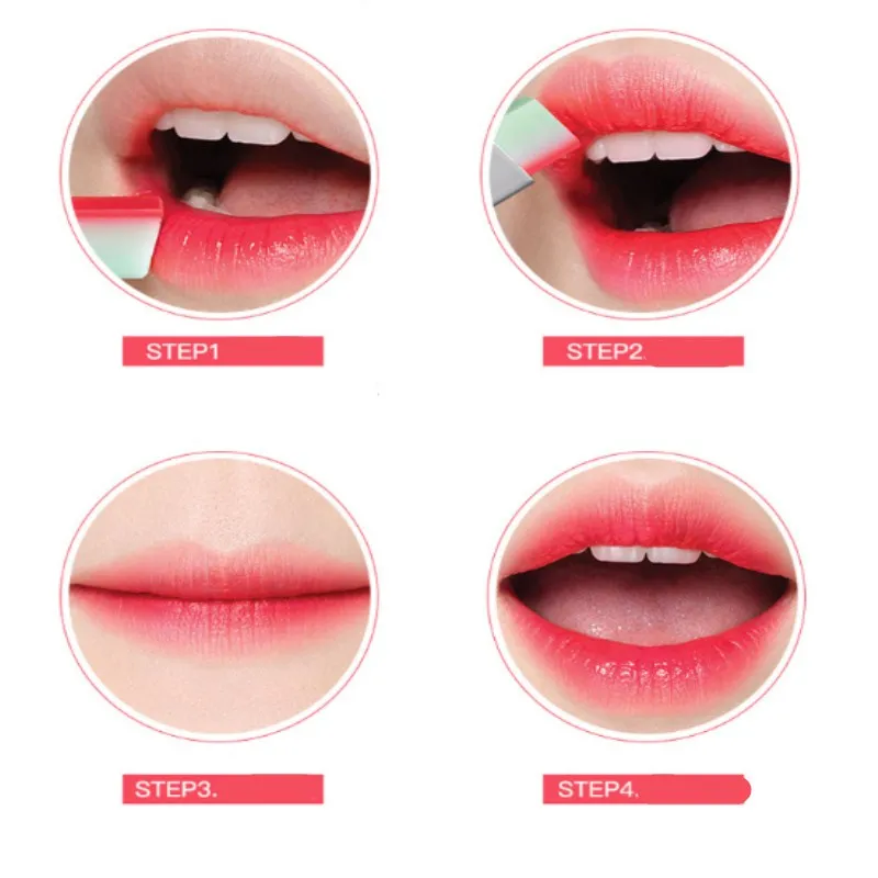 1 шт. профессиональная двухцветная губная помада с двойным градиентом