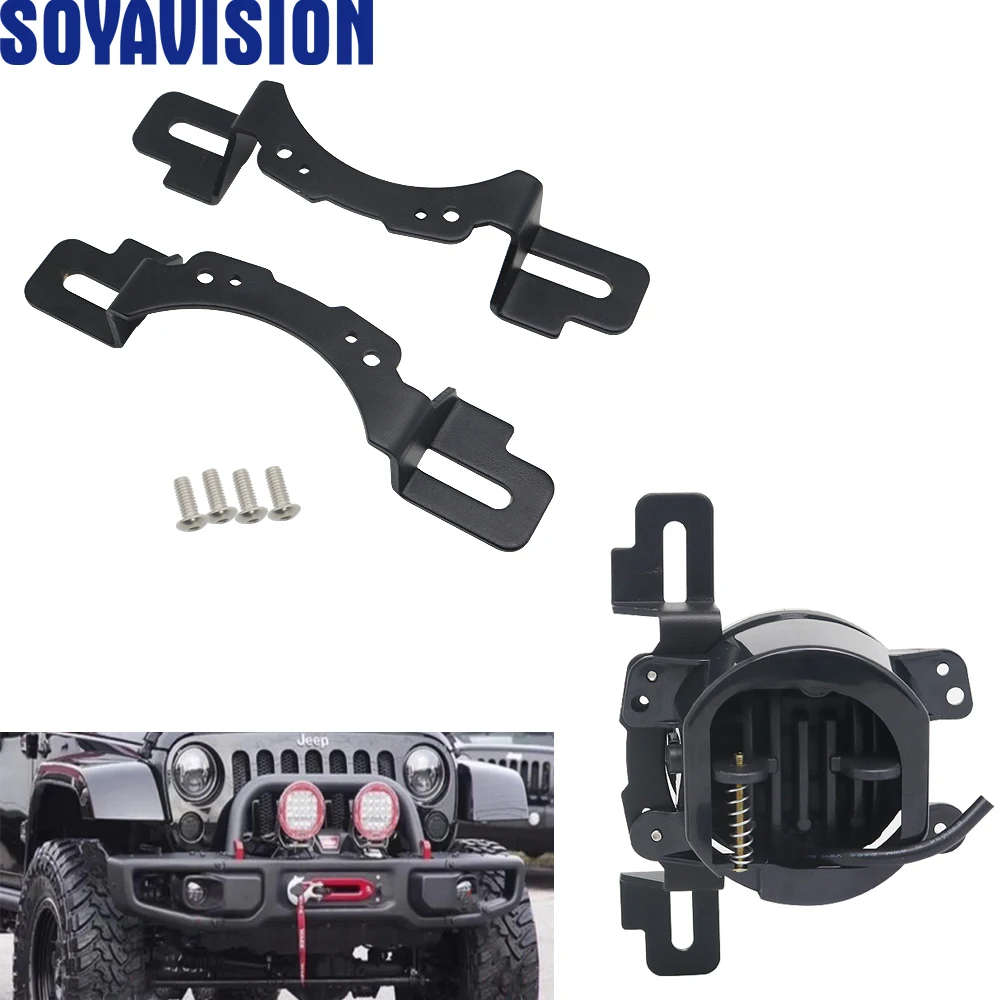 1 пара автомобильный монтажный светодиодный противотуманный светильник