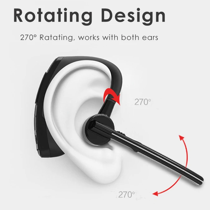 Новинка P8 бизнес Bluetooth гарнитура V9 передача с голосовым управлением Csr4.1