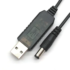 Кабель-адаптер USB, 5 в постоянного тока в 9 В12 В, 2,1x5,5 мм, штекер