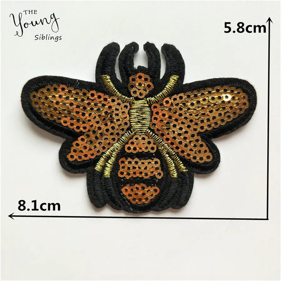 Лидер продаж блестки пчела кролик термоклейкие патчи для шитья сделай сам