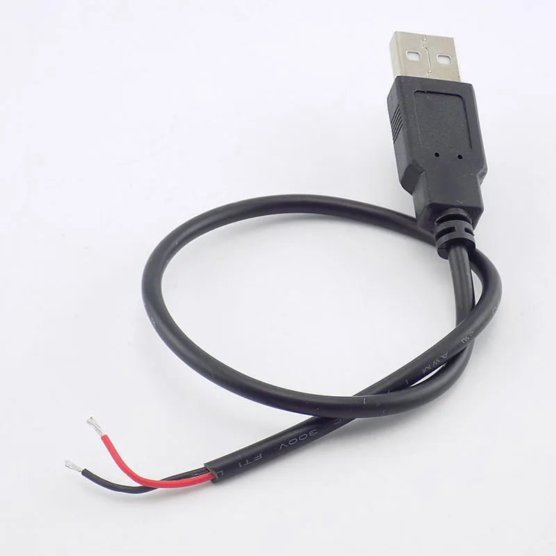 0 3/1/2 м DC 5 В USB 2 Тип A папа 2-контактный кабель питания адаптер Зарядка для умных